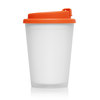 Frosted Double Wall Cup 2 Orange